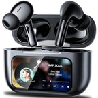(7 Days Battery Backup) Black AirPods Pro - American Edition Lumin - Touch Screen Earbuds