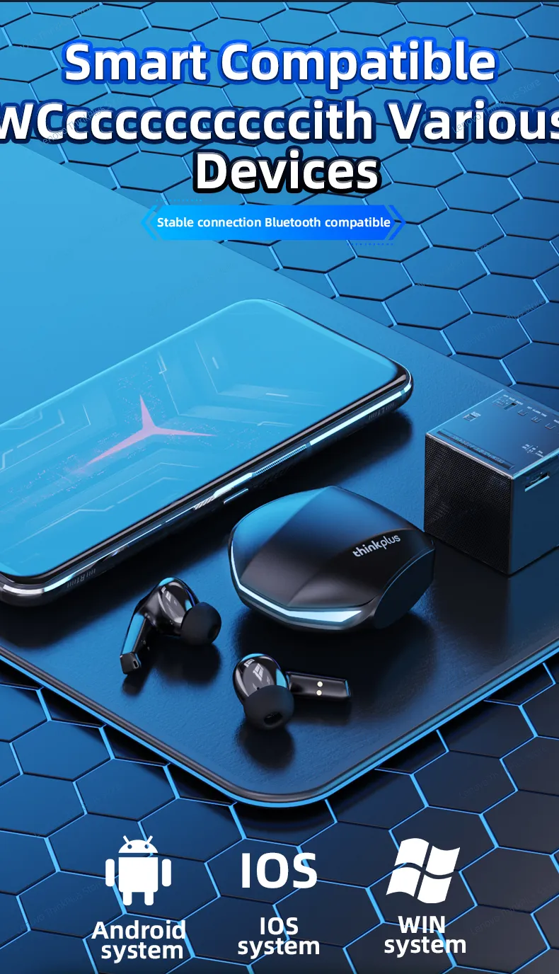 Lenovo ThinkPlus GM2 Pro Low Latency Gaming Headphones