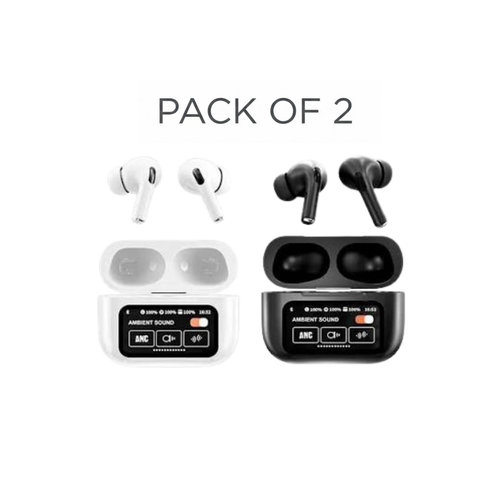 Pack of 2 - (7 Days Battery Backup) AirPods Pro - American Edition Lumin - Touch Screen Earbuds