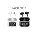 Pack of 2 - (7 Days Battery Backup) AirPods Pro - American Edition Lumin - Touch Screen Earbuds