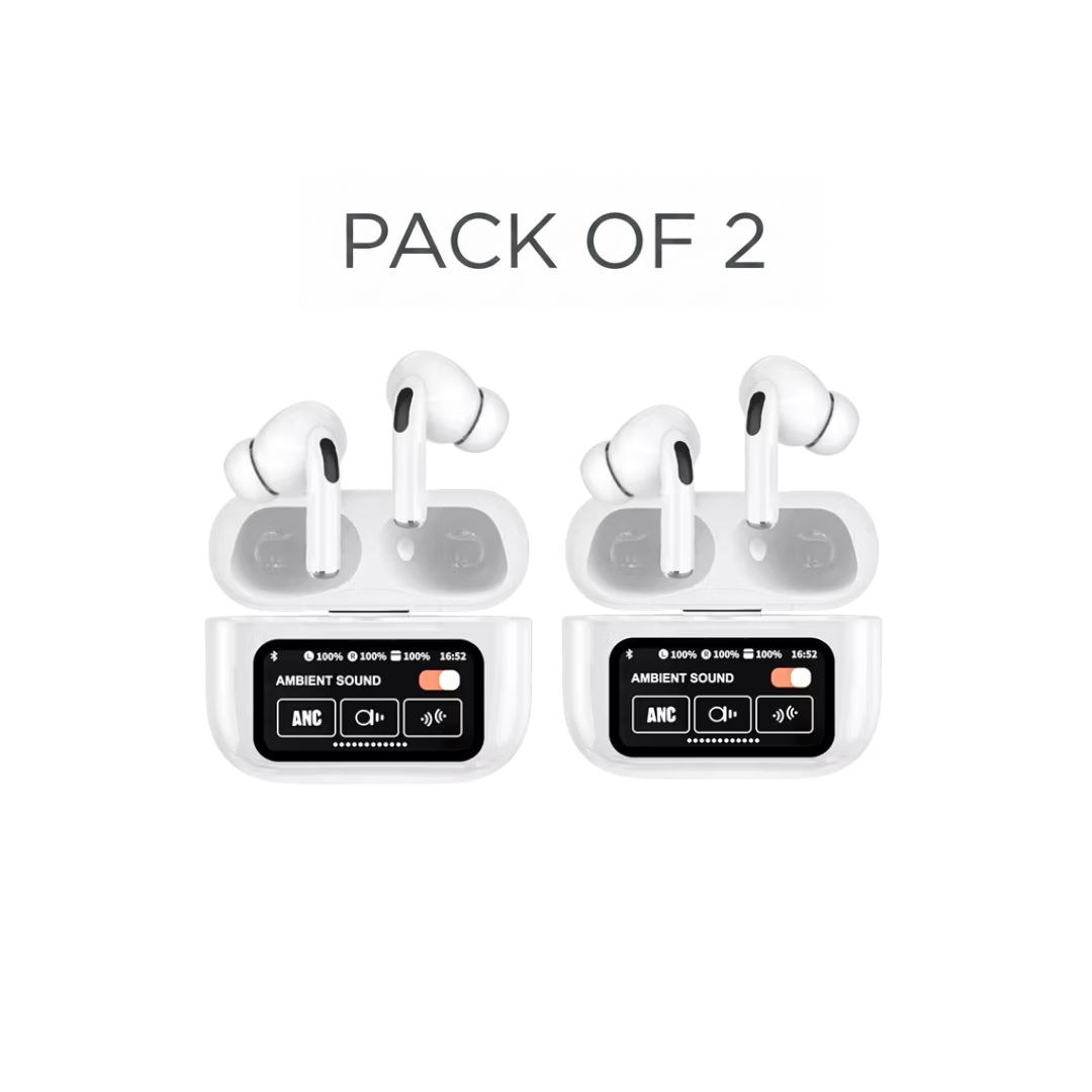 Pack of 2 - (7 Days Battery Backup) AirPods Pro - American Edition Lumin - Touch Screen Earbuds