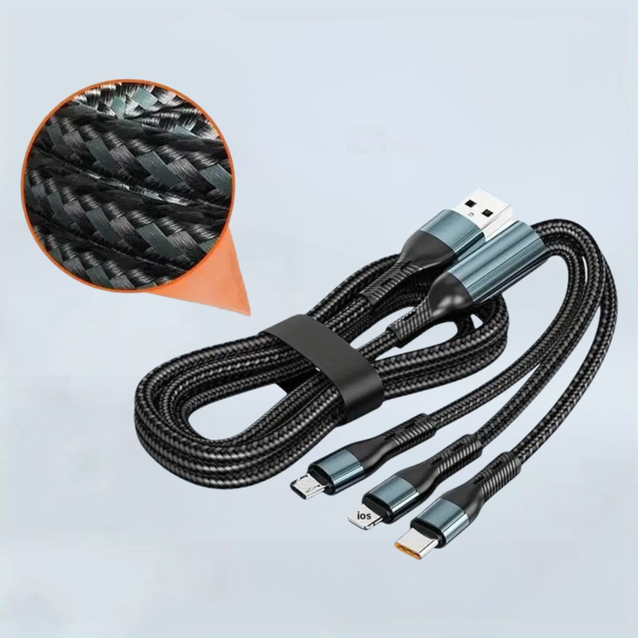 FlexTrio 1.8 - 3 in 1 Cable