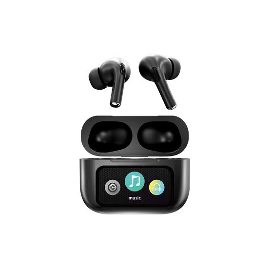 (7 Days Battery Backup) Black AirPods Pro - American Edition Lumin - Touch Screen Earbuds